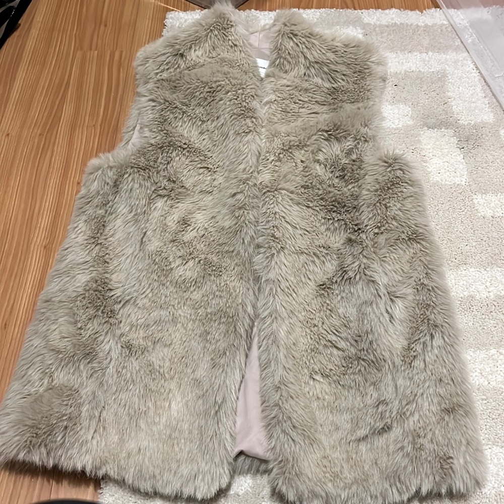 Club Monaco faux fur vest